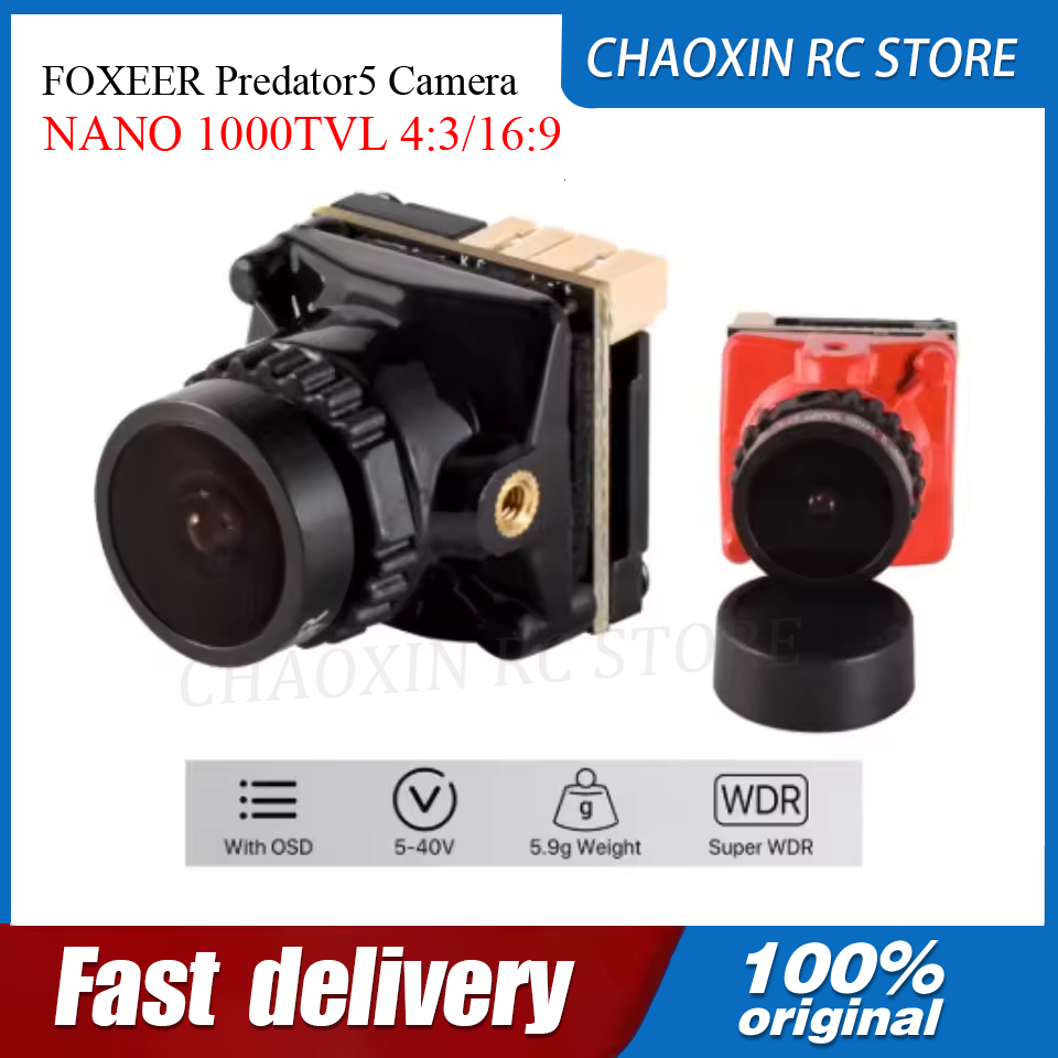 FOXEER Predator5 Camera NANO 1 - Fpv Drone Battery review and price