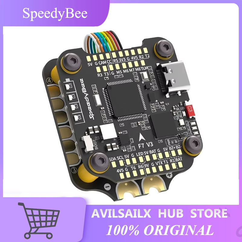 SpeedyBee F7 V3 BL32 50A 30x30 - Betaflight Fc Blheli 32 review and price